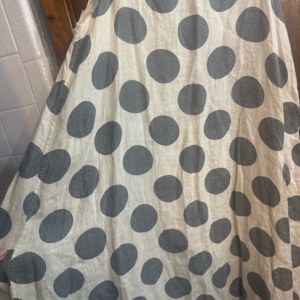 Magnolia Pearl Cream Maxi Dress with Gray Polka Dots - Picture 6 of 9